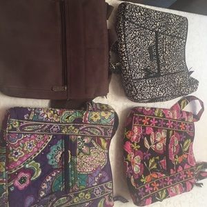 3 Vera Bradley and 1 thirty one purse